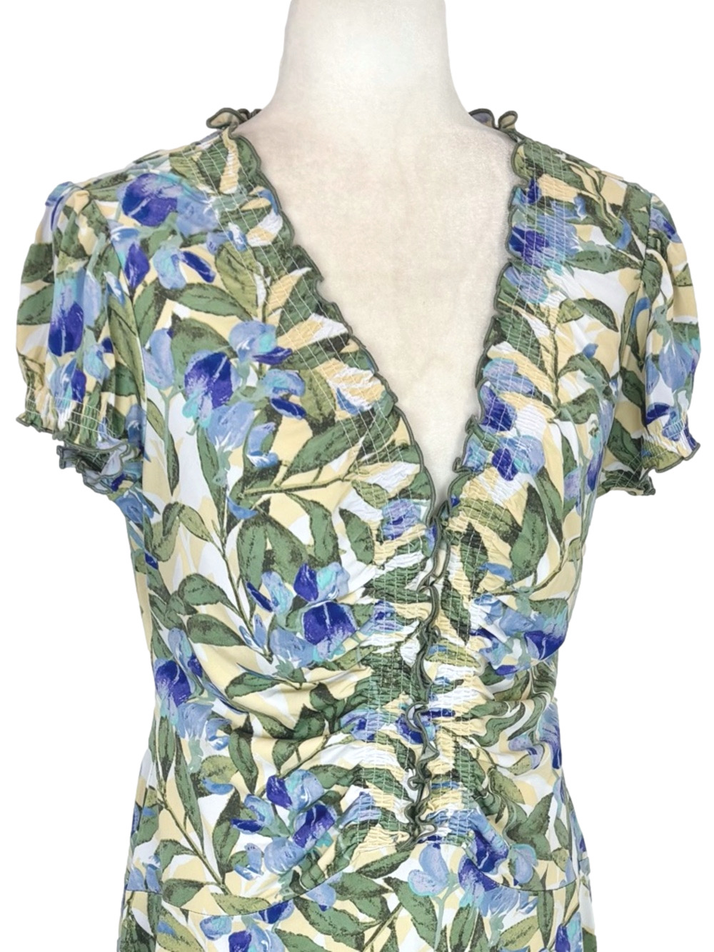 Connected Apparel stretchy floral dress